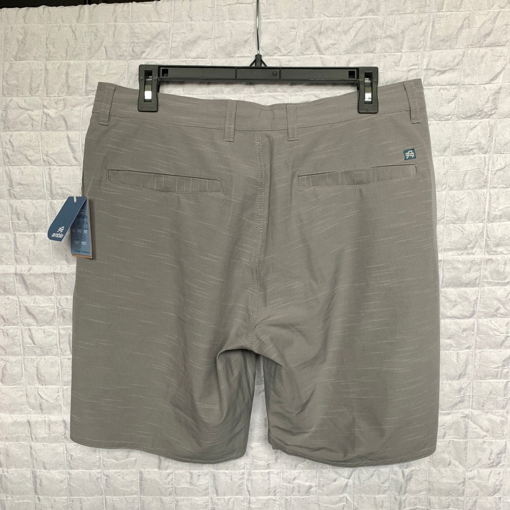 Amble sz 32 Cruiser Collection Walk Shorts Grey Heather Men's NWT - Picture 2 of 14